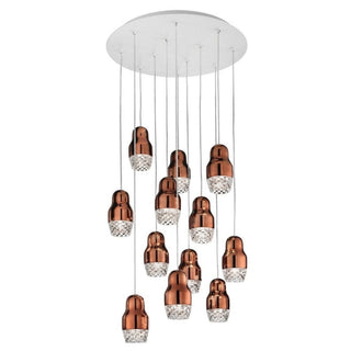 Axolight Fedora 12 suspension lamp by Dima Loginoff Axolight Bronze BR - Buy now on ShopDecor - Discover the best products by AXOLIGHT design