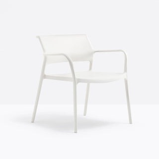 Pedrali Ara Lounge 316 garden armchair White - Buy now on ShopDecor - Discover the best products by PEDRALI design
