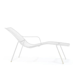 Pedrali Nolita Chaise-longue 3654 garden chair/deckchair White - Buy now on ShopDecor - Discover the best products by PEDRALI design