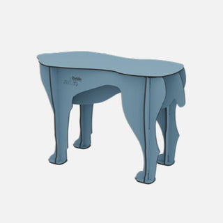 Ibride Mobilier de Compagnie Capsule Blossom Sultan stool/coffee table Ibride Matt lavender blue - Buy now on ShopDecor - Discover the best products by IBRIDE design