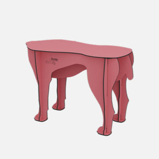 Ibride Mobilier de Compagnie Capsule Blossom Sultan stool/coffee table Ibride Matt strawberry pink - Buy now on ShopDecor - Discover the best products by IBRIDE design