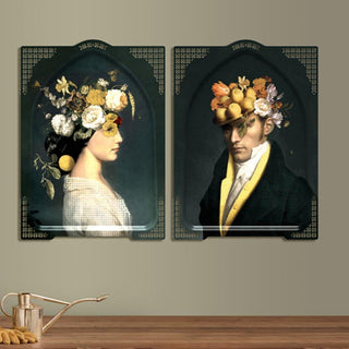 Ibride Galerie de Portraits Marla tray/picture 45x62.5 cm. - Buy now on ShopDecor - Discover the best products by IBRIDE design