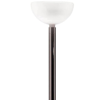Nemo Lighting AM2C floor lamp with chromed structure and diffuser in white glass - Buy now on ShopDecor - Discover the best products by NEMO CASSINA LIGHTING design