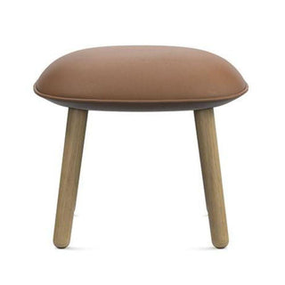 Normann Copenhagen Ace footstool upholstery ultra leather with oak structure - Buy now on ShopDecor - Discover the best products by NORMANN COPENHAGEN design