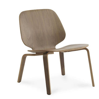 Normann Copenhagen My Chair Lounge walnut wood chair - Buy now on ShopDecor - Discover the best products by NORMANN COPENHAGEN design