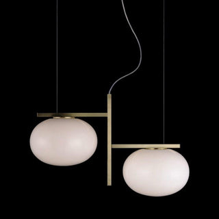 OLuce Alba 468 suspension lamp satin brass - Buy now on ShopDecor - Discover the best products by OLUCE design