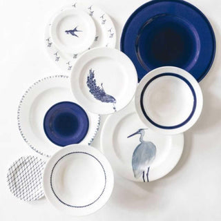 Schönhuber Franchi Shabbychic Bread Plate white - swallow blue - Buy now on ShopDecor - Discover the best products by SCHÖNHUBER FRANCHI design