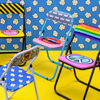 Seletti Blow Mouth folding chair with mouth decor - Buy now on ShopDecor - Discover the best products by SELETTI design