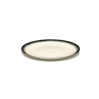 Serax Dé plate diam. 17.5 cm. off white/black var 3 - Buy now on ShopDecor - Discover the best products by SERAX design