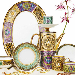 Versace meets Rosenthal Barocco Mosaic cup & saucer tall - Buy now on ShopDecor - Discover the best products by VERSACE HOME design