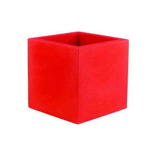 Vondom Cubo vase 50x50 h. 50 cm. by Studio Vondom Vondom Red - Buy now on ShopDecor - Discover the best products by VONDOM design
