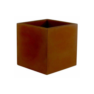 Vondom Cubo vase 50x50 h. 50 cm. by Studio Vondom Vondom Bronze - Buy now on ShopDecor - Discover the best products by VONDOM design