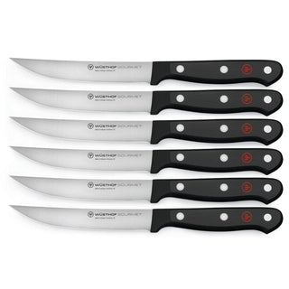 Wusthof Gourmet set 6 steak knives black - Buy now on ShopDecor - Discover the best products by WÜSTHOF design